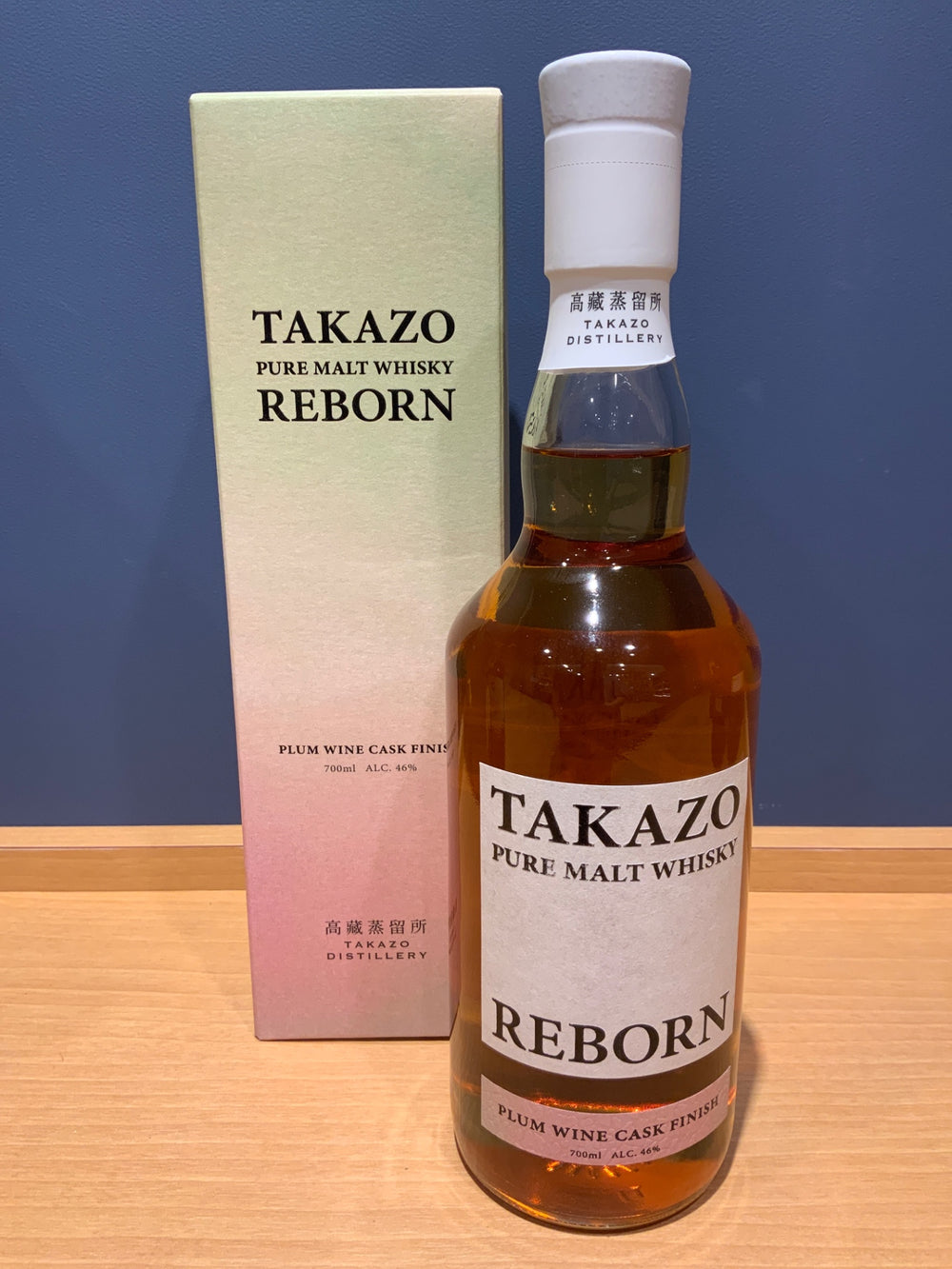 高藏 タカゾウ ピュアモルトウイスキー リボーン プラムワインカスク フィニッシュ TAKAZO PURE MALT WHISKY REBORN PLUM WINE CASK FINISH