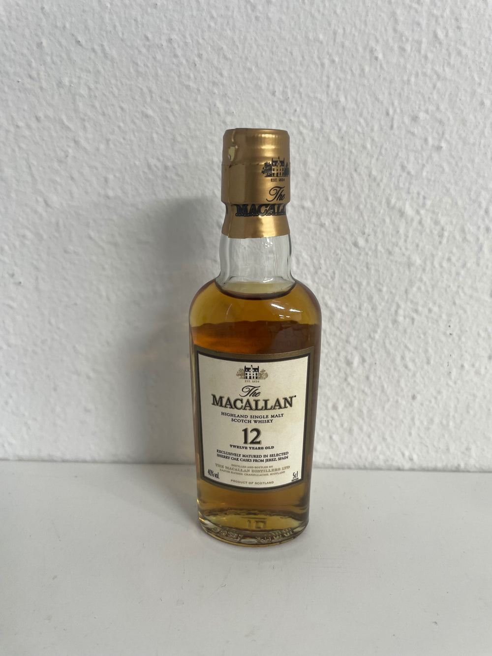 Macallan 12 Year Old 50ml Miniature