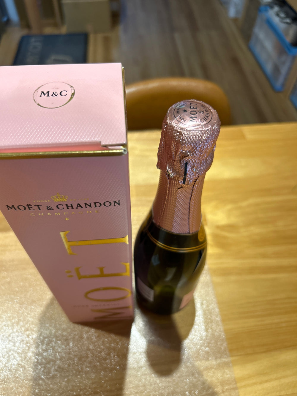 モエ・エ・シャンドン　ロゼ　ハーフサイズ　375ml　正規品　NV　ロゼ