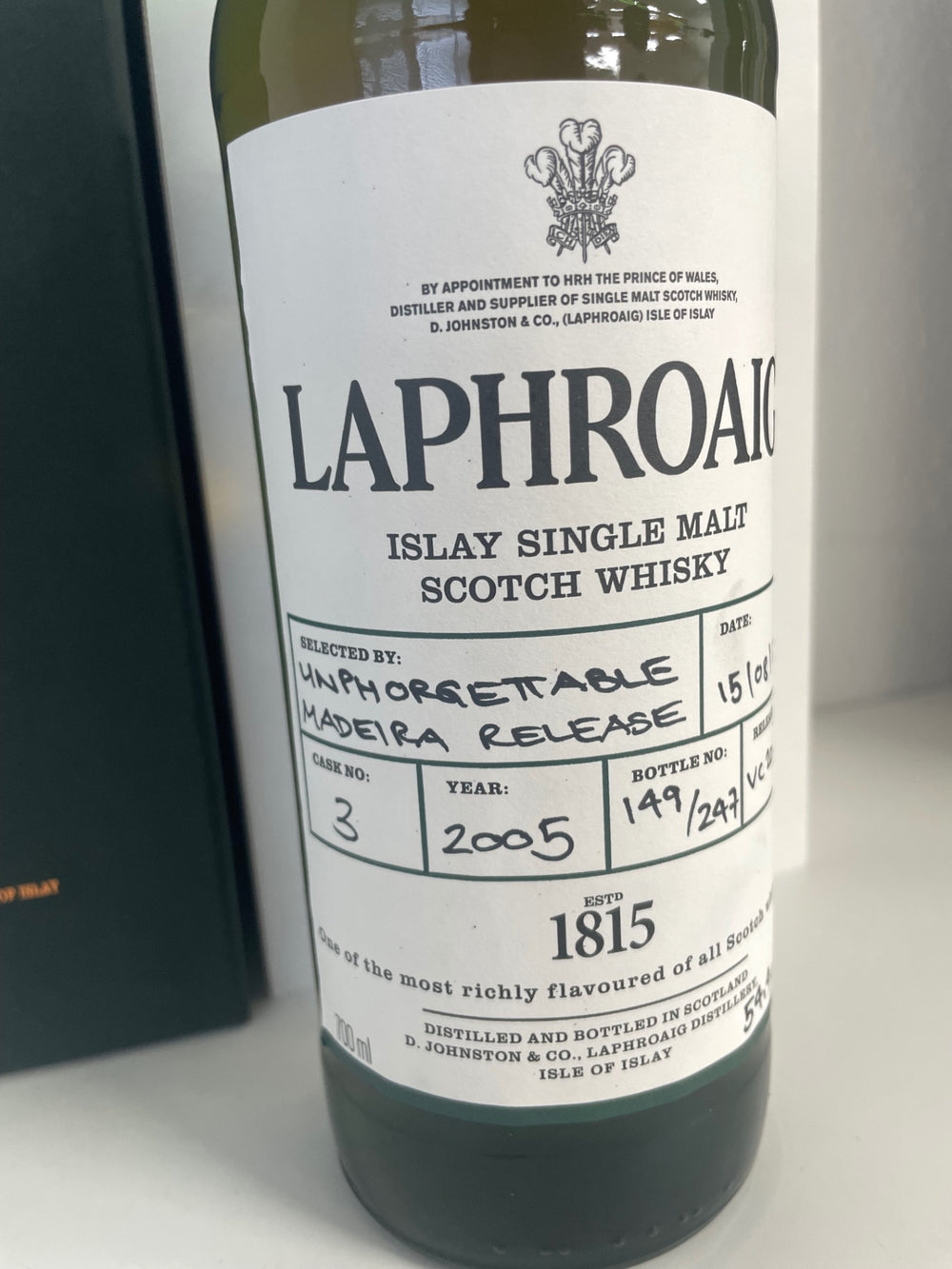 Laphroaig 2005-2025 Cask Strength Madeira Cask