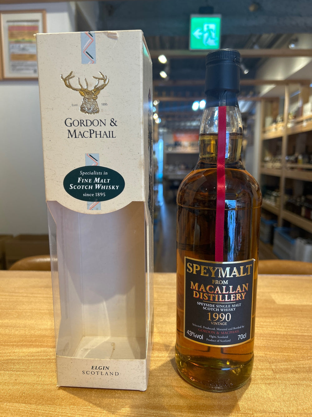 G&Mマッカラン　1990 SPEYMALT 箱付き