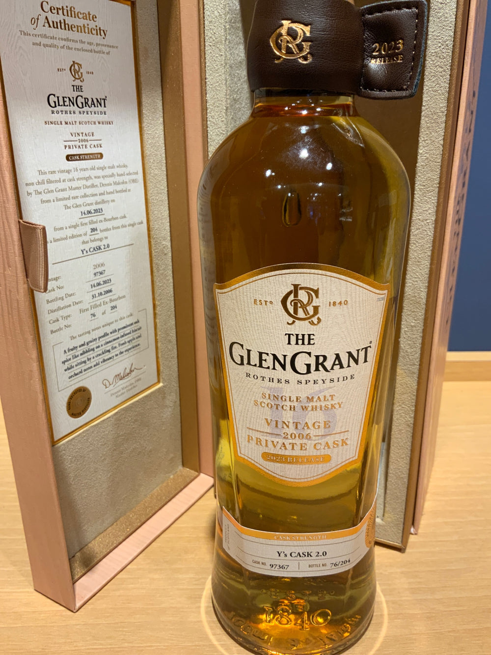 THE GLEN GRANT プライベートカスク 2006 700ml