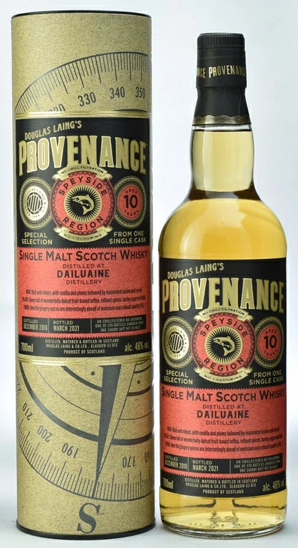 ダルユーイン 10年　プロヴェナンス　700ml