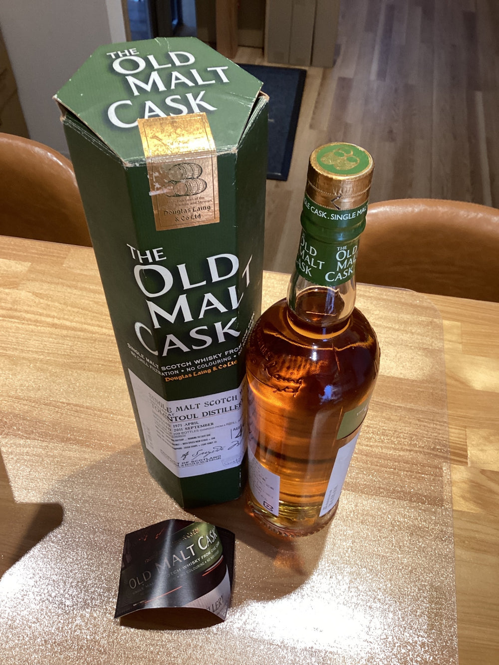 Tomintoul Distillery 1971–2011 40年 Old Malt Cask