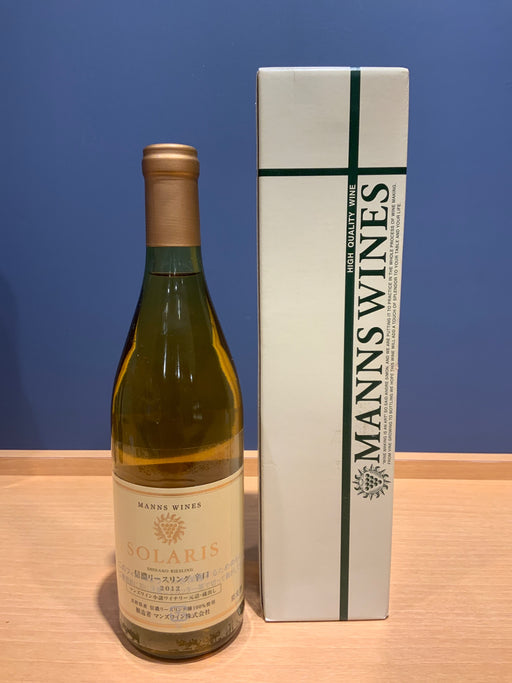 Shinano Riesling Manns Wine Solaris Dry 2012