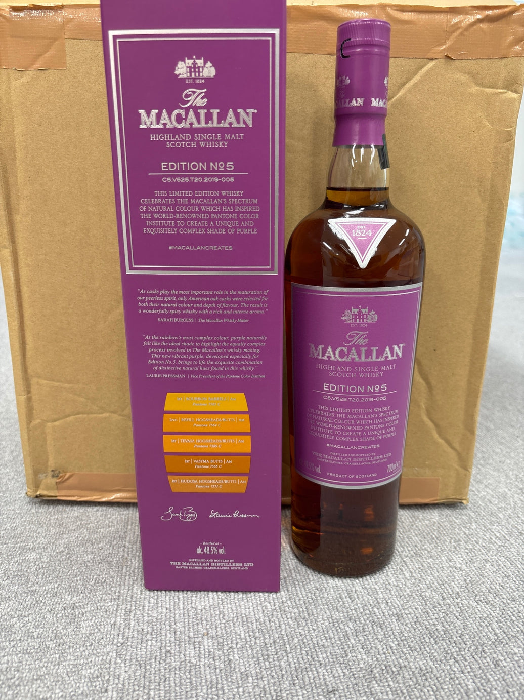 The Macallan Edition No. 5 [Whiskey, UK, 700ml] [Gift Box]