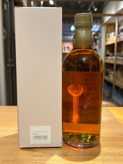 ニッカウイスキー シングルカフェグレーン 12年 ウッディ＆メロウ　500ml