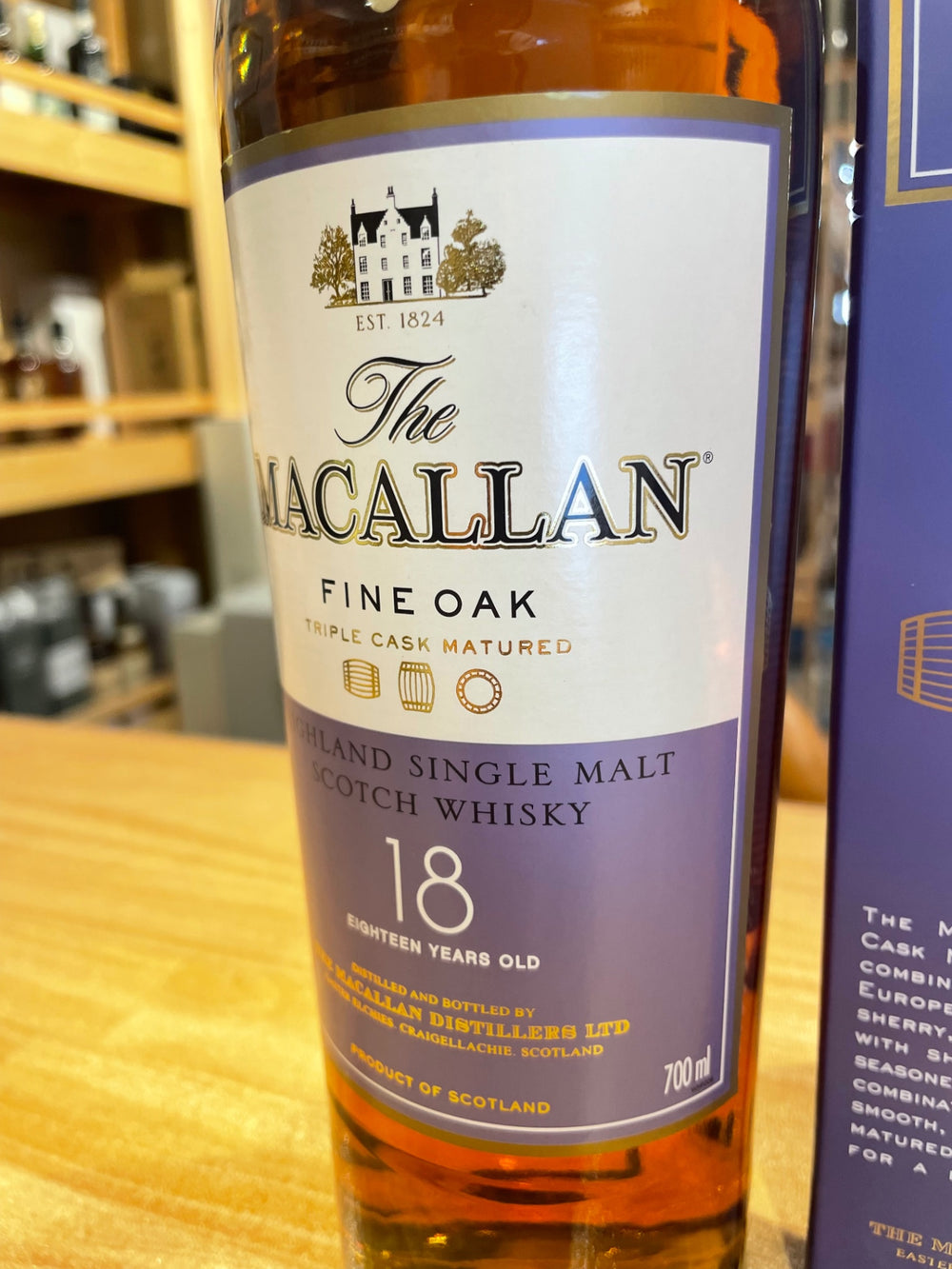 Macallan 18 Year Old Fine Oak