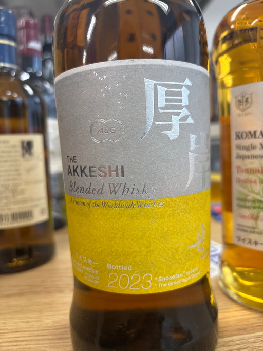 厚岸ブレンドーウイスキー 小雪　　700ml