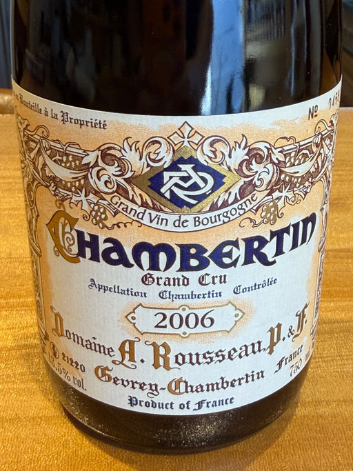 Domaine Armand Rousseau アルマン・ルソー シャンベルタン グランクリュ 2006 750ml 13.5％