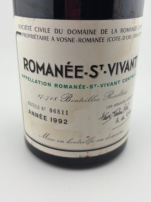 Romanee St. Vivant ロマネ・サン・ヴィヴァン 1992