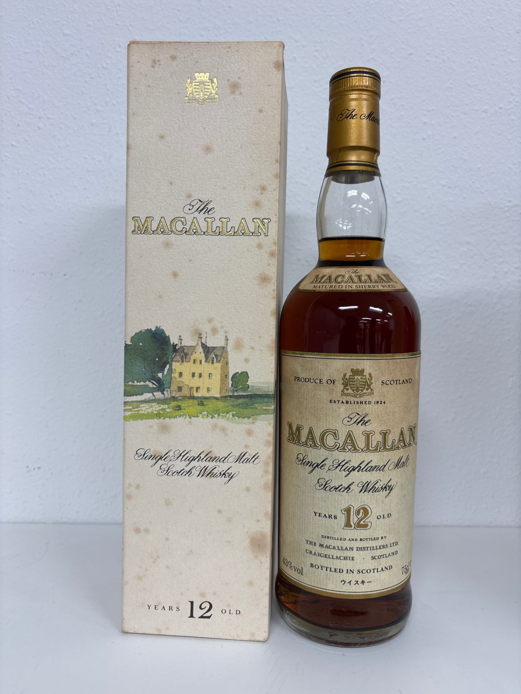 マッカラン12年　旧ボトル750ml