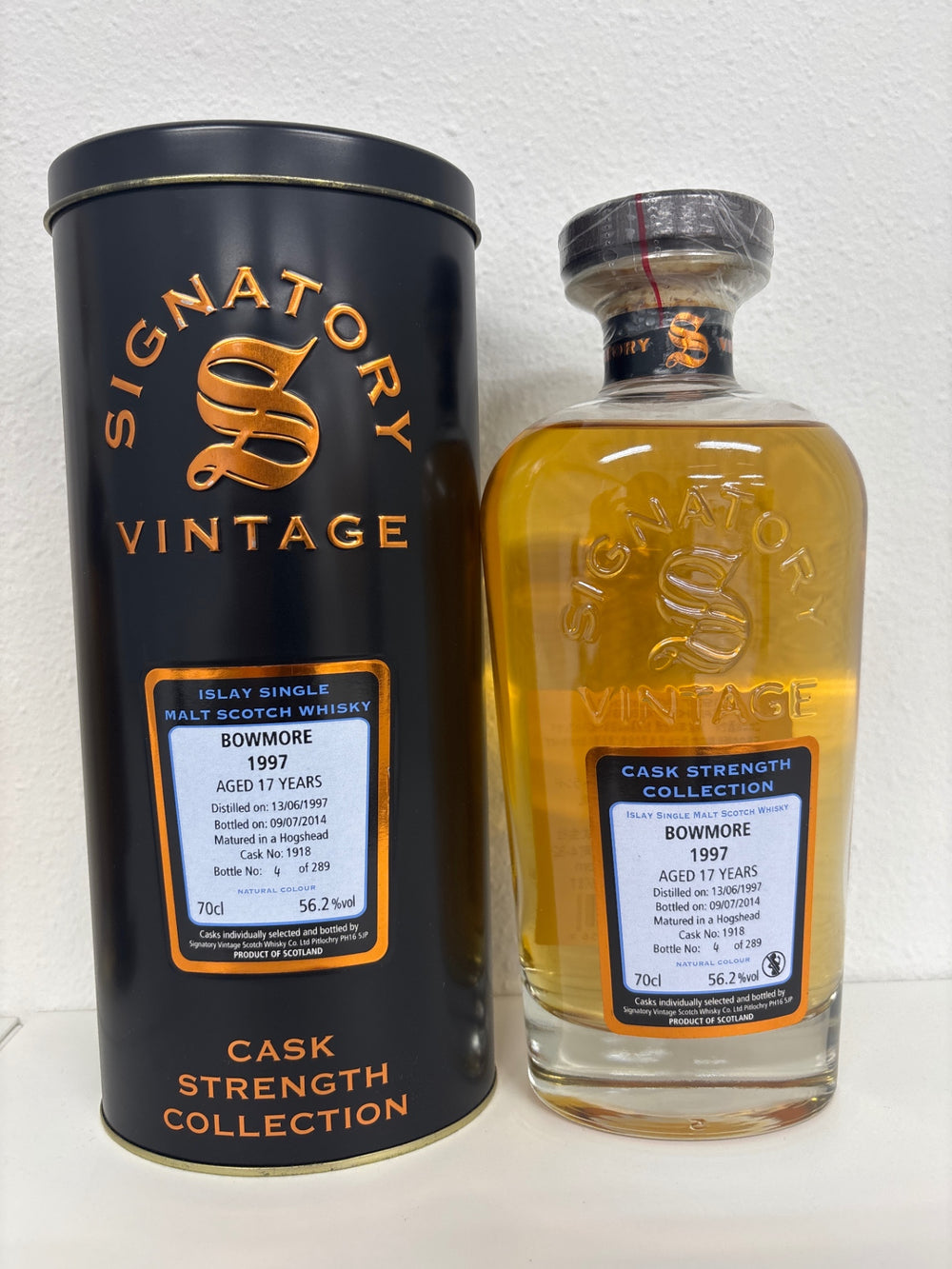 ボウモア　1997　17年　シグナトリー　56.2％　700ｍｌ