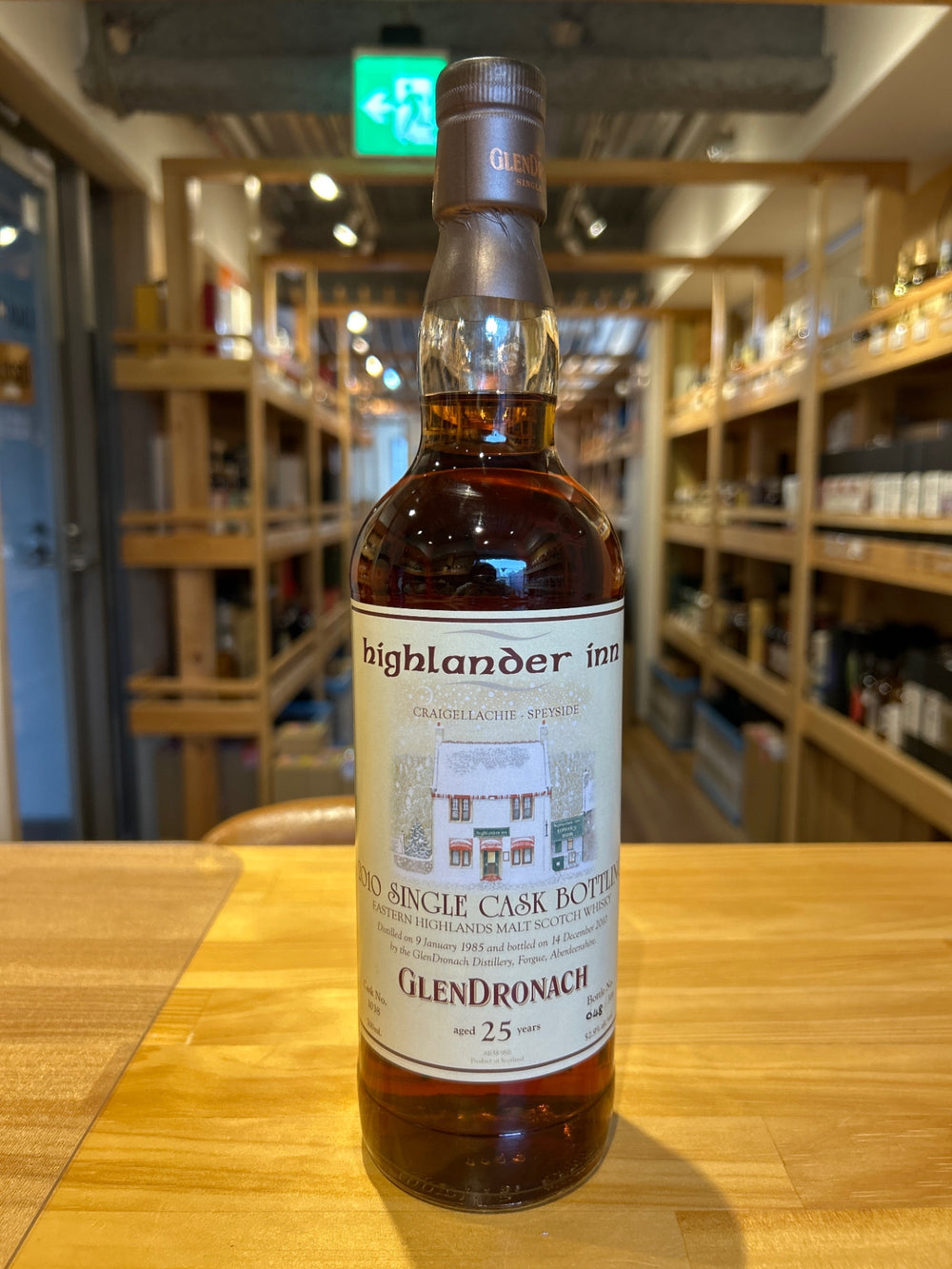 グレンドロナック25年　ハイランダーイン　Highlander Inn　GlenDronach1985-2010 PX Sherry Cask1038