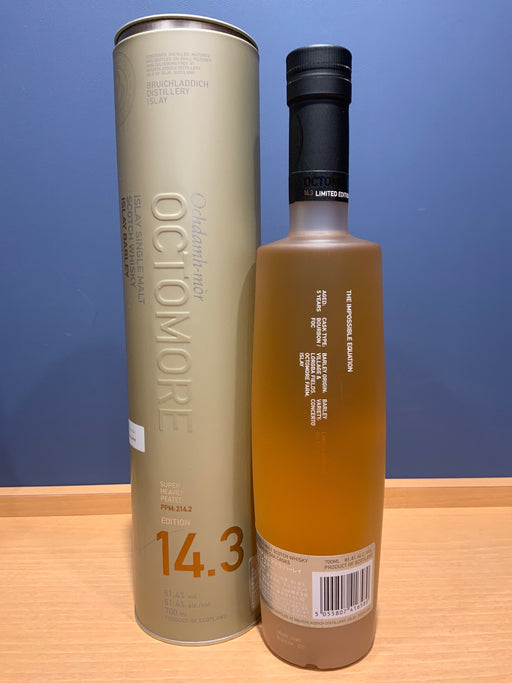 オクトモア 14.3 アイラ・バーレイ 214.2PPM 61.4度 700ml