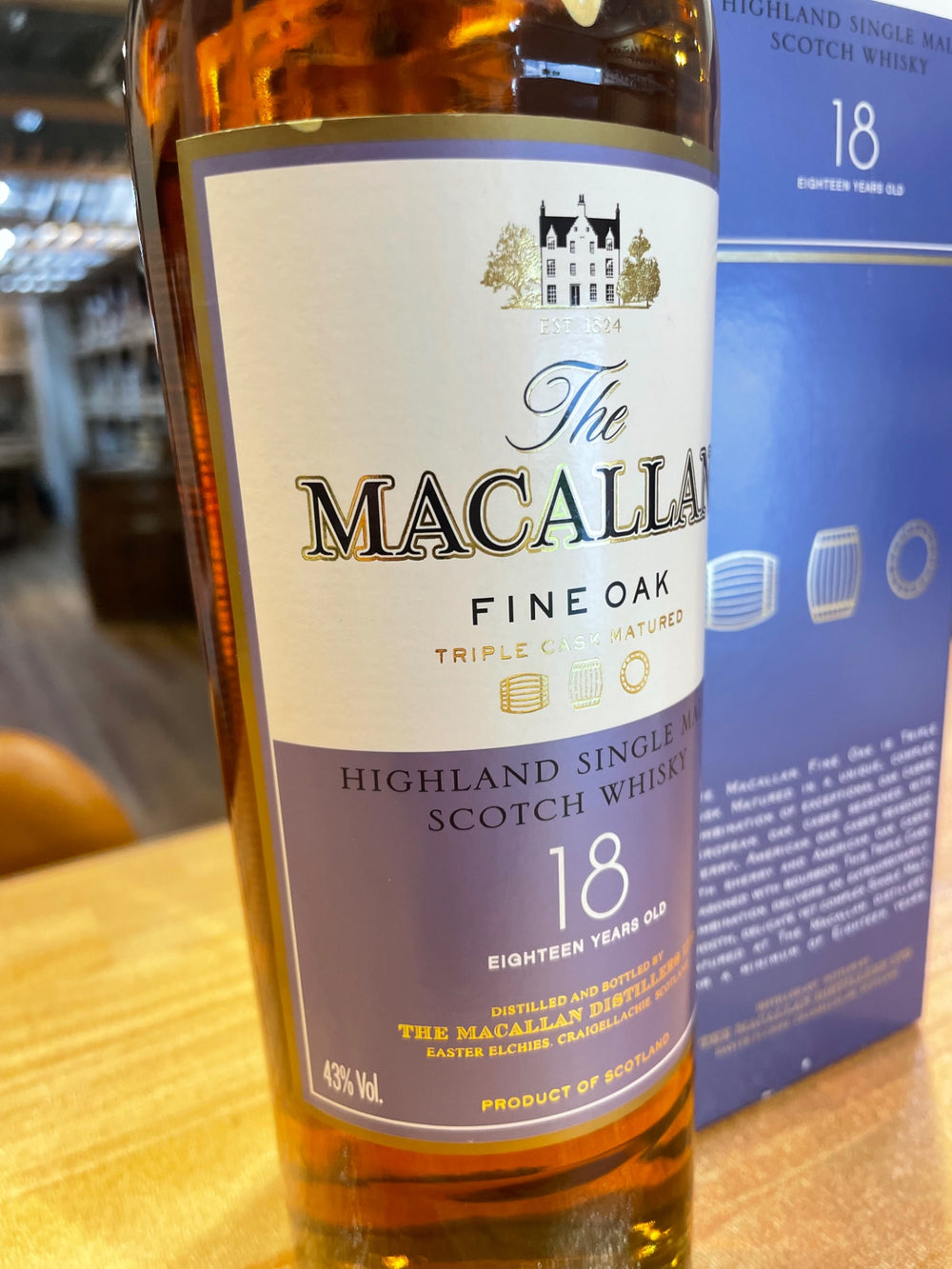 Macallan 18 Year Old Fine Oak