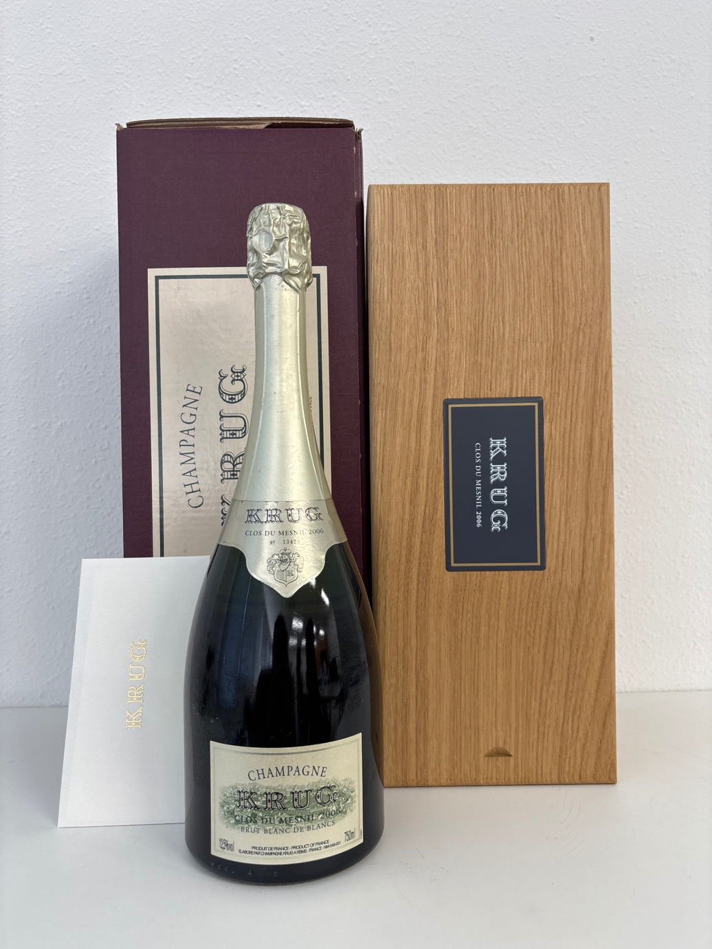クリュッグ クロ・ド・メニル [2006]750ml 木箱入り