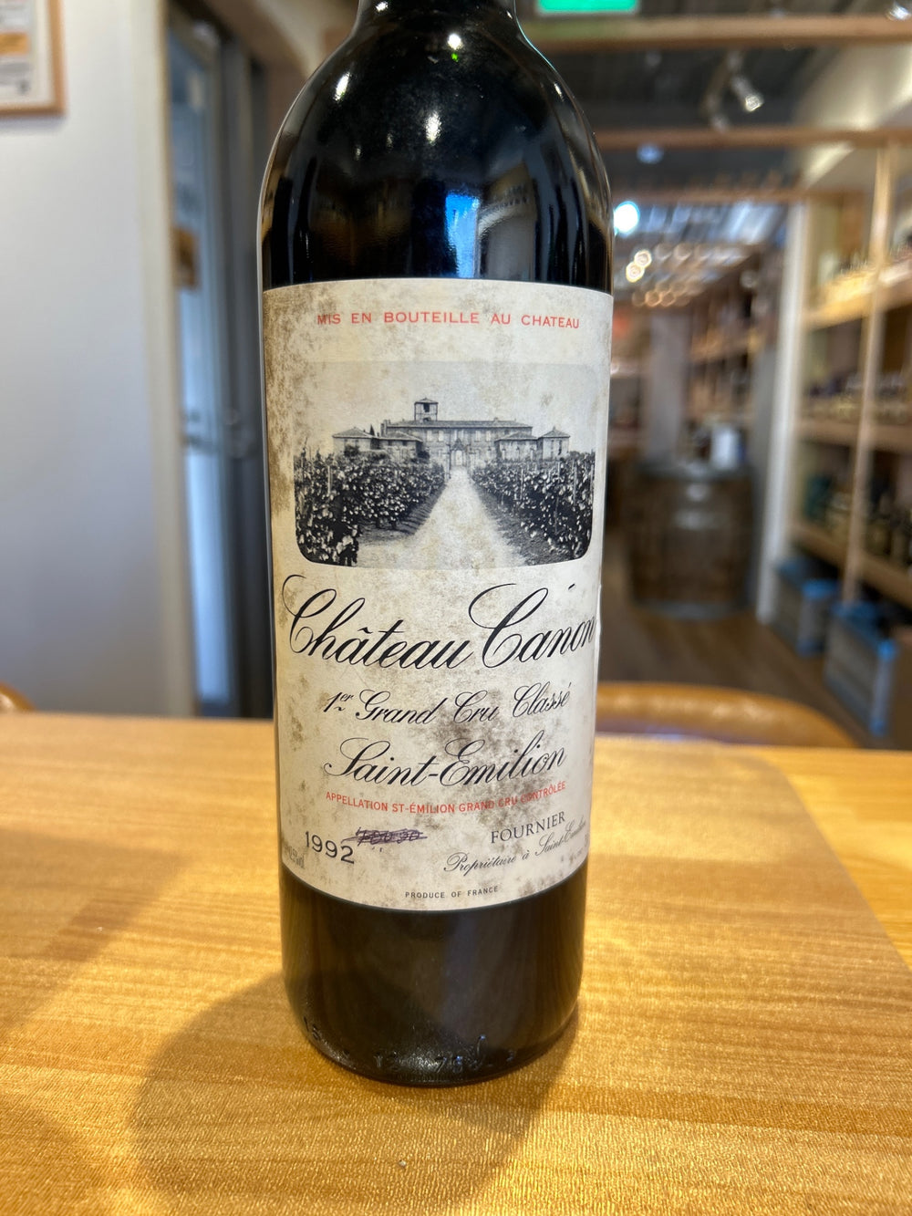 Chateau Canon 1992 750ml Red French Wine Saint-Emilion