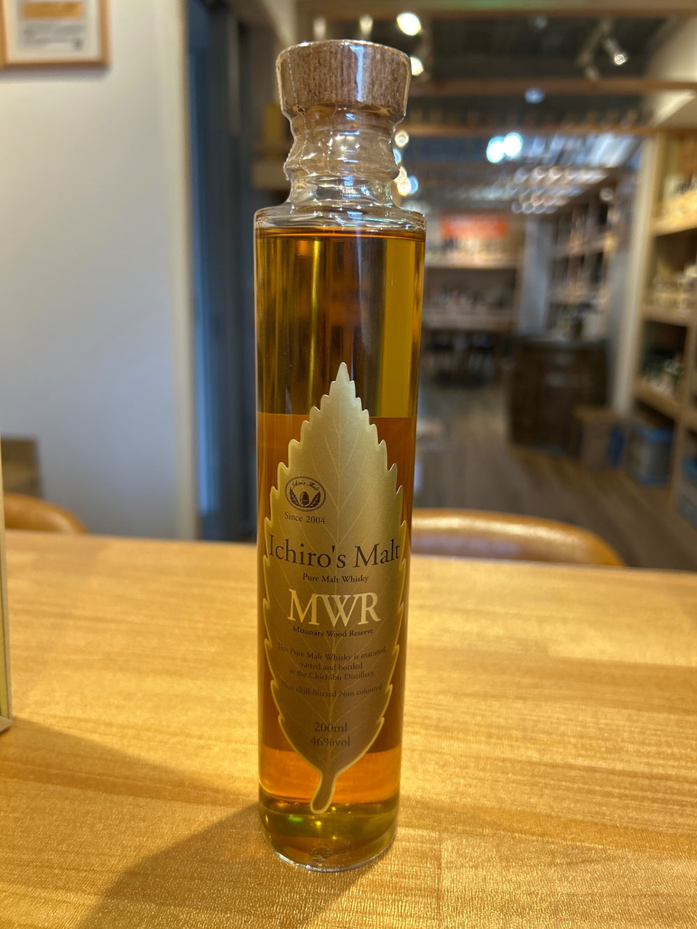 イチローズモルト ミズナラウッドリザーブ ＭＷＲ リーフラベル ベビー 200ml