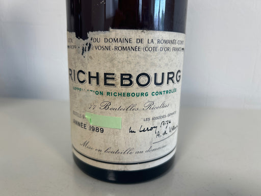 DRC ロマネコンティ リシュブール 1989