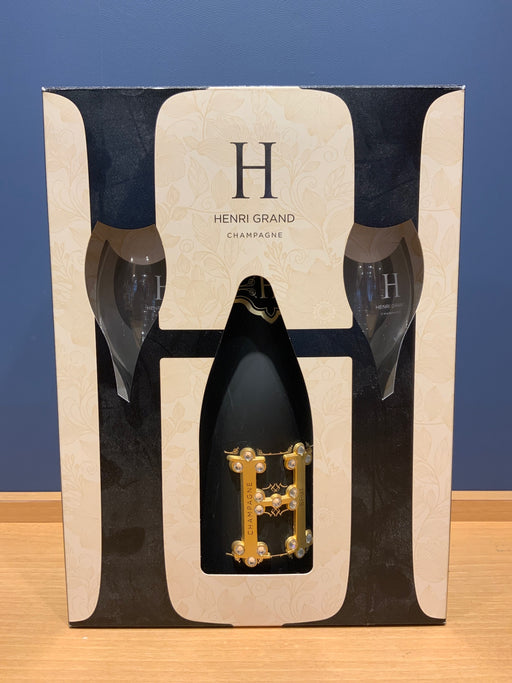 アンリグラン　750ml シャンパングラス付き