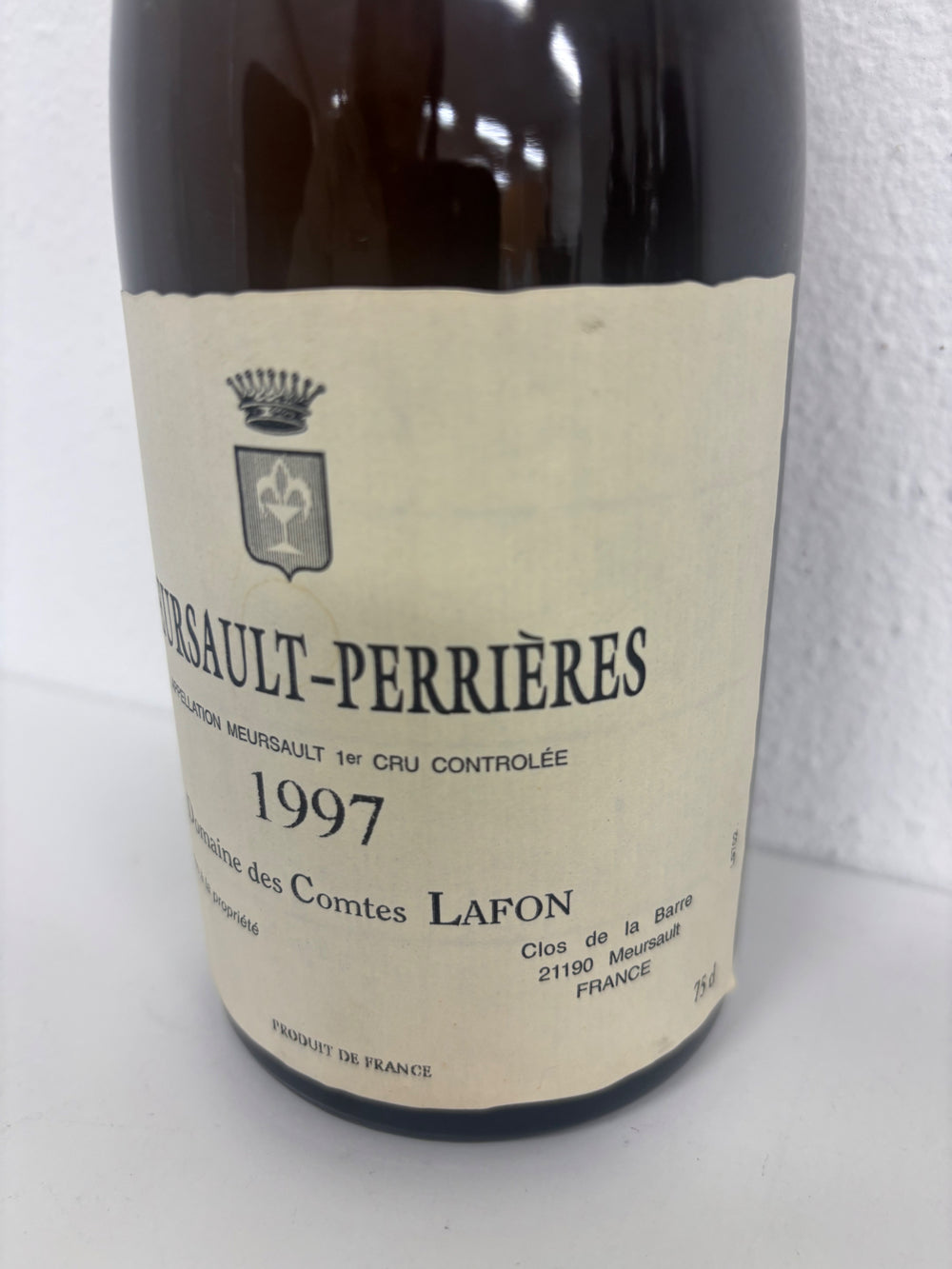 Dom. des Comtes Lafon Meursault “Perrieres”　2007