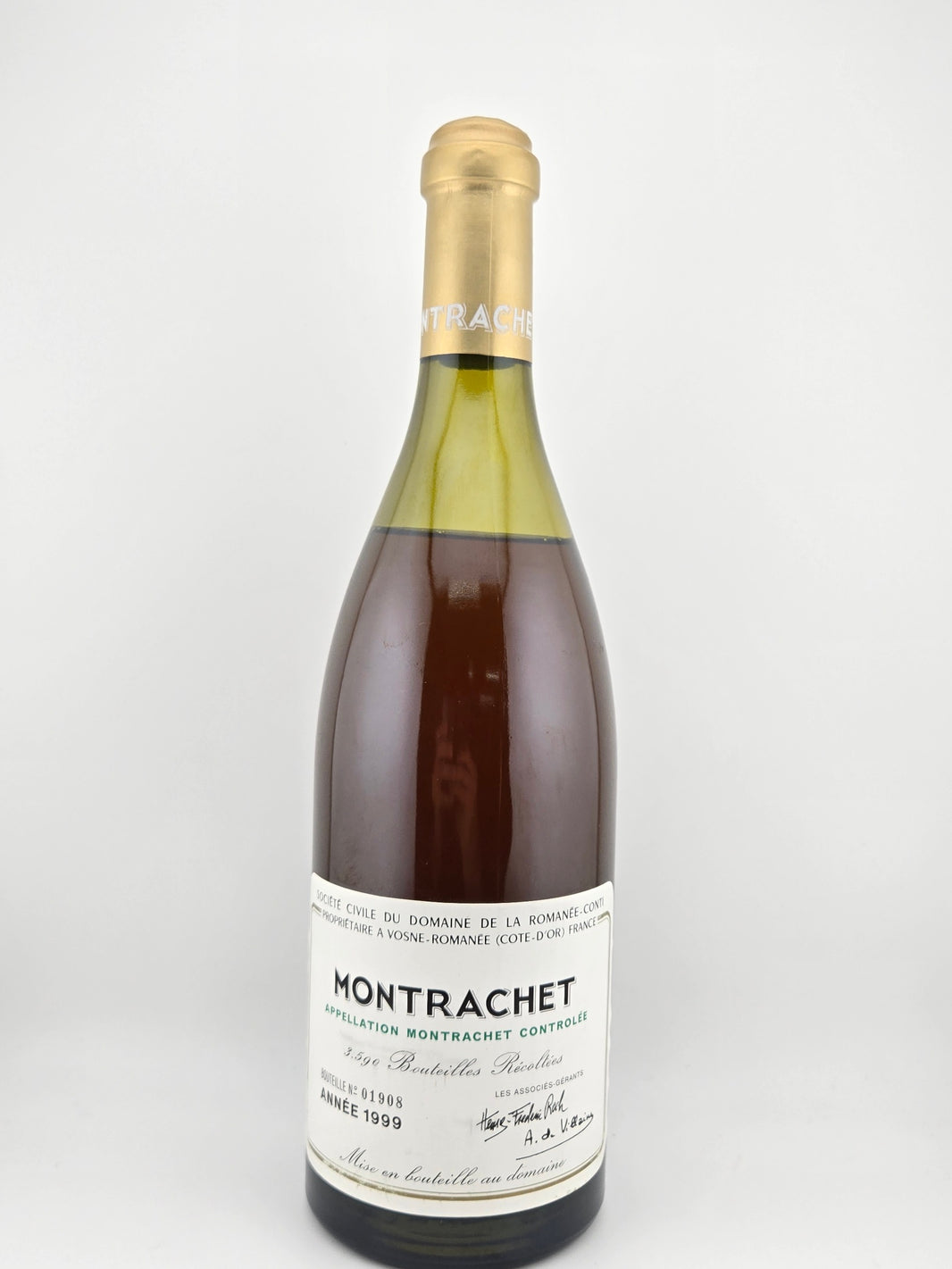 Montrachet モンラッシェ 1999 DRC (Domaine de la Romanee Conti)