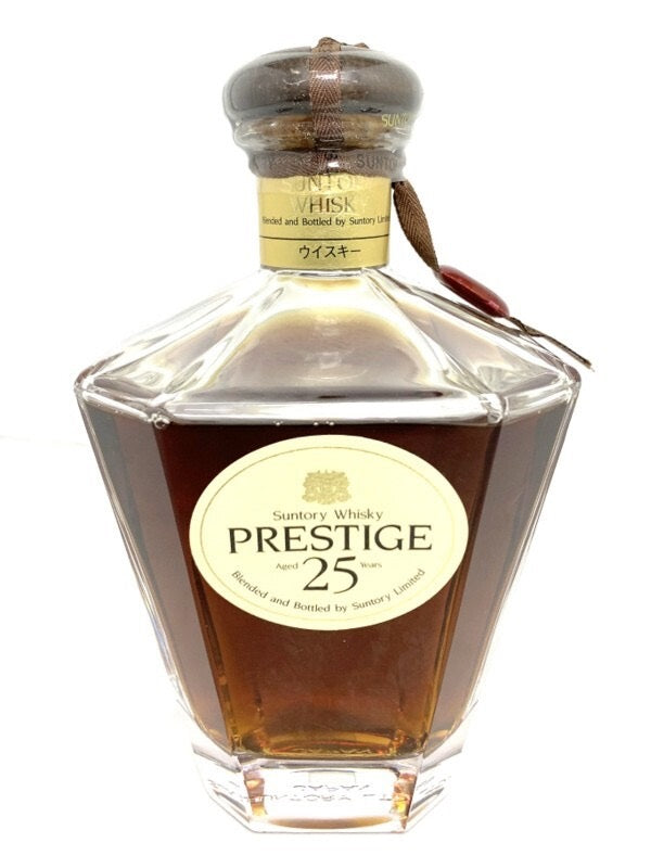 サントリー ブレンデッド ウイスキー プレステージ 25年 山崎蒸溜所 750ml 43%