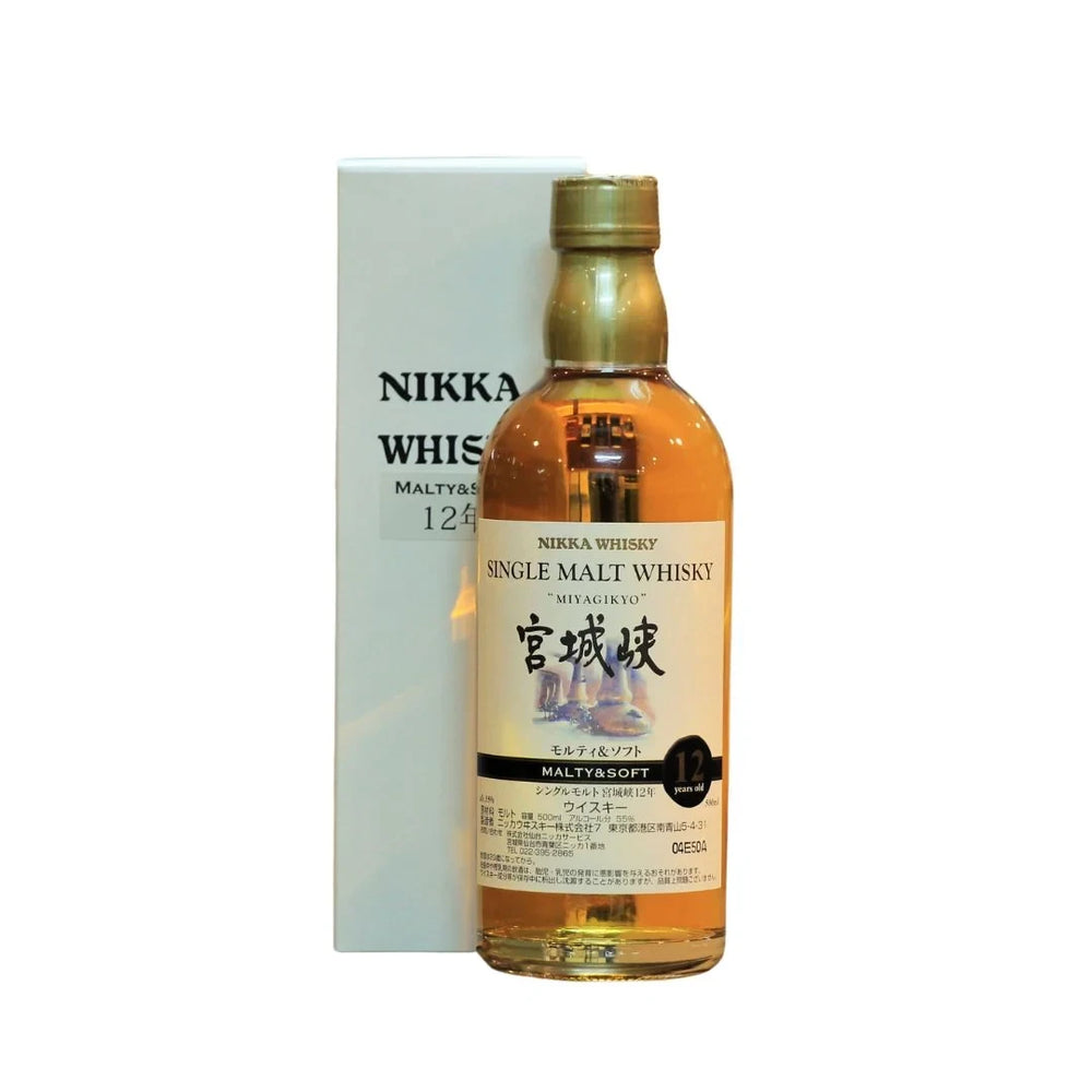ニッカウイスキー 宮城峡12年 モルティ&ソフト 500ml