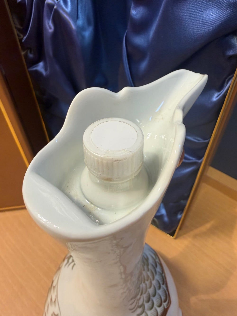 シャボー XO アルマニャック リモージュ グース陶器ボトル