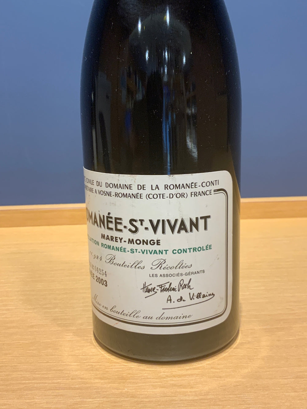 Romanee St. Vivant ロマネ・サン・ヴィヴァン 2003 DRC (Domaine de la Romanee Conti)
