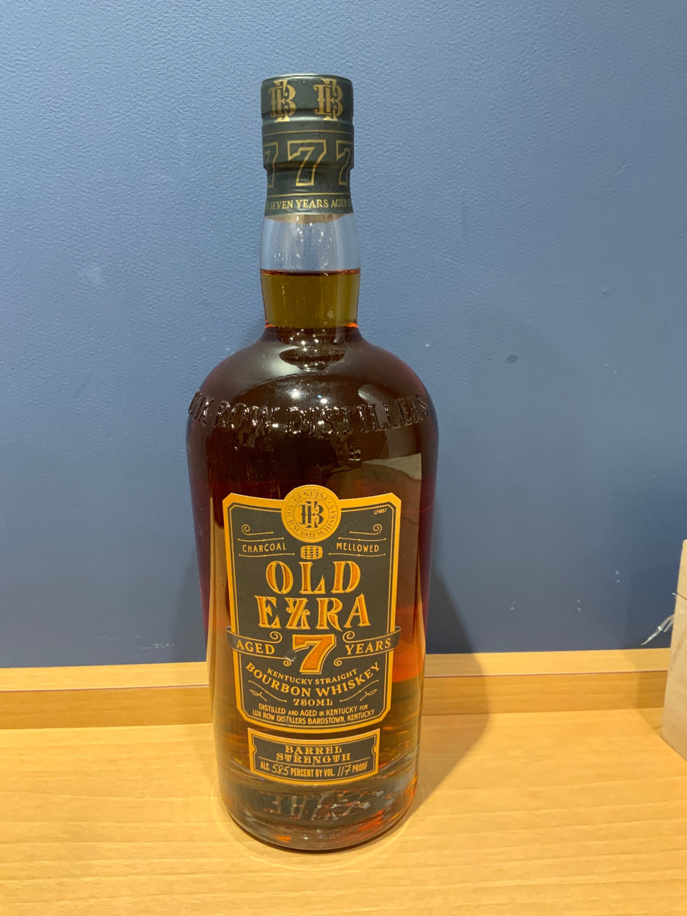 オールドエズラ7年 バレルストレングス 750ml 58.50度