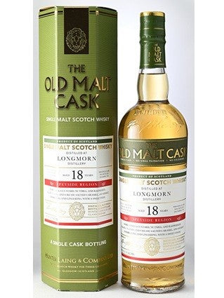 Hunter Laing Old Malt Cask Longmorn 1996 18 Year Old 50% ABV 700ml