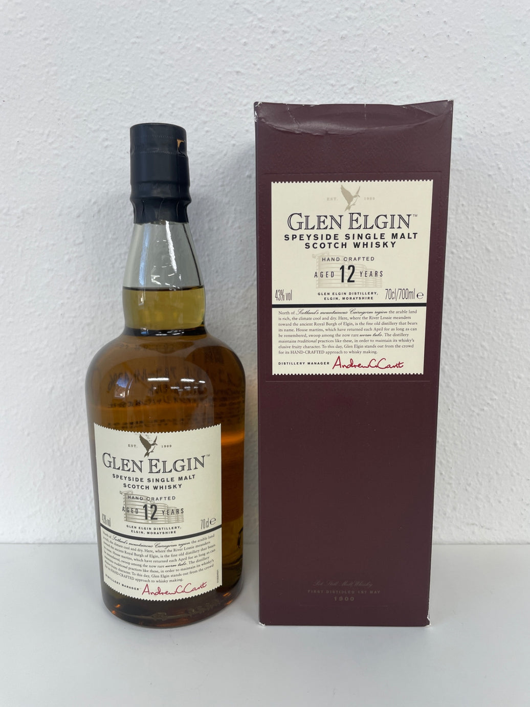 グレン エルギン 12年 箱入り [ ウイスキー イギリス 700ml ]