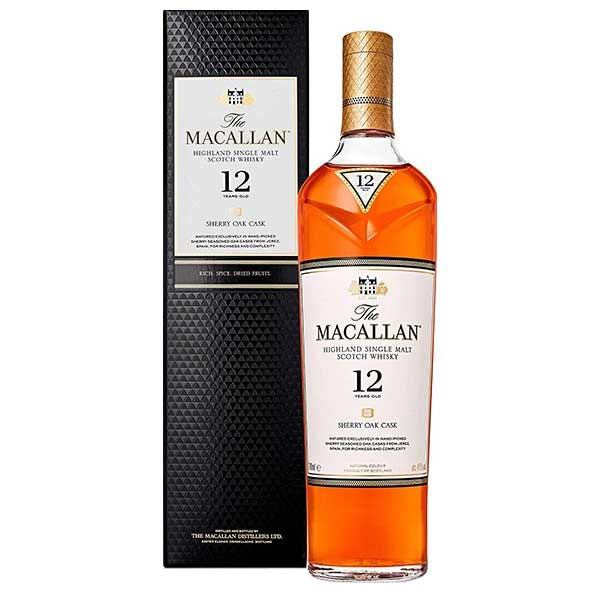 The Macallan 12 Year Old Single Malt Whisky 700ml
