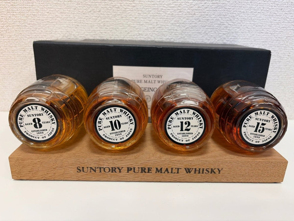 サントリー AGEING SET 8年 10年 12年 15年 150ml*4 - LIQUOR JOY
