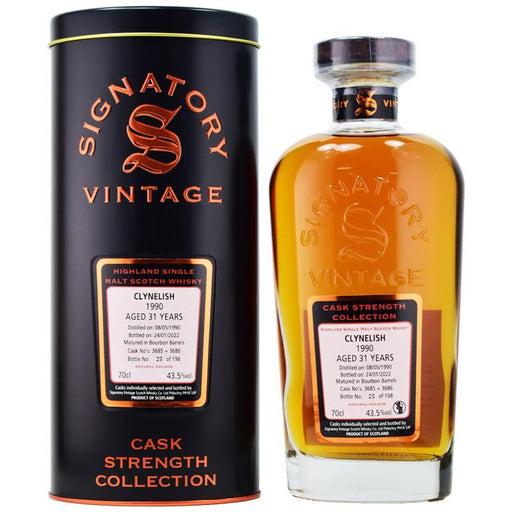 SVカスク クライヌリッシュ 31年1990 正規 43.5%700ml シングルモルトスコッチウイスキー