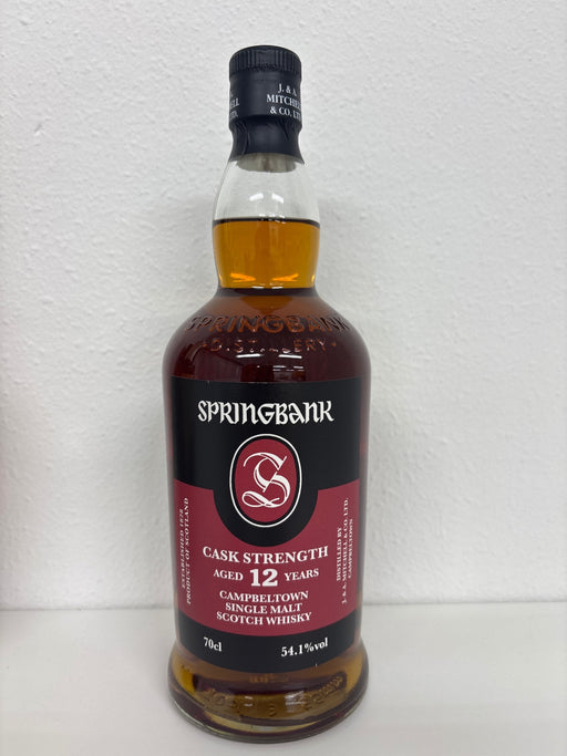 スプリングバンク　12年　カスクストレングス　54.1％　700ml