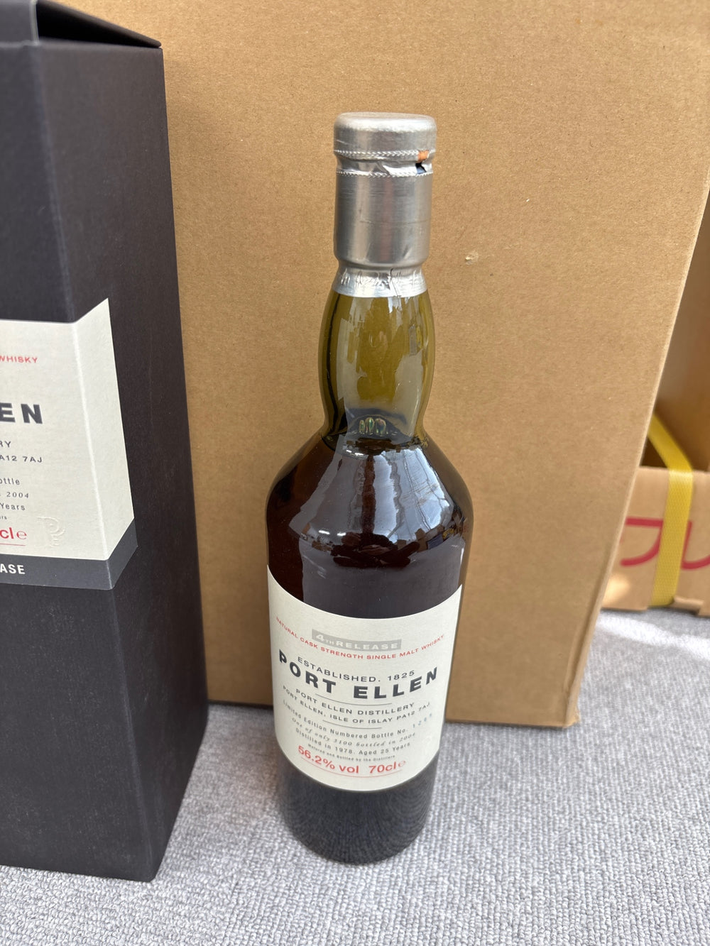 ポートエレン 1978 4th RELEASE 25年700ml 56.2%箱付き
