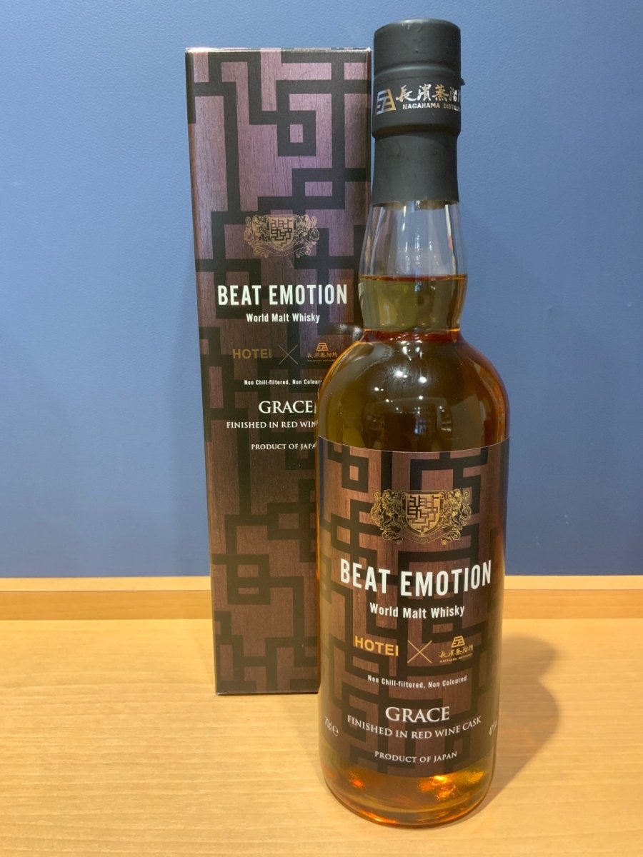 布袋寅泰 BEAT EMOTION WORLD MALT GRACE 700ml 47度 長濱蒸溜所 - LIQUOR JOY