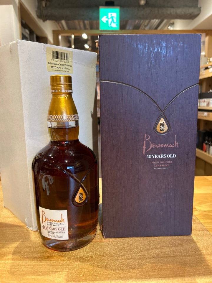 BENROMACH (ベンロマック) 40年 - LIQUOR JOY