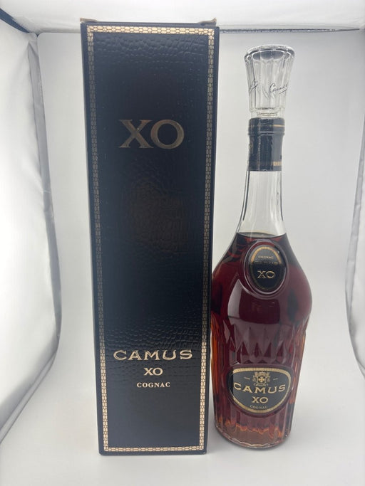 ブランデーオールドボトルコニャックCAMUSカミュXO ロングネックボトル 700ml 40度 箱付き未開栓 アンティーク - LIQUOR JOY