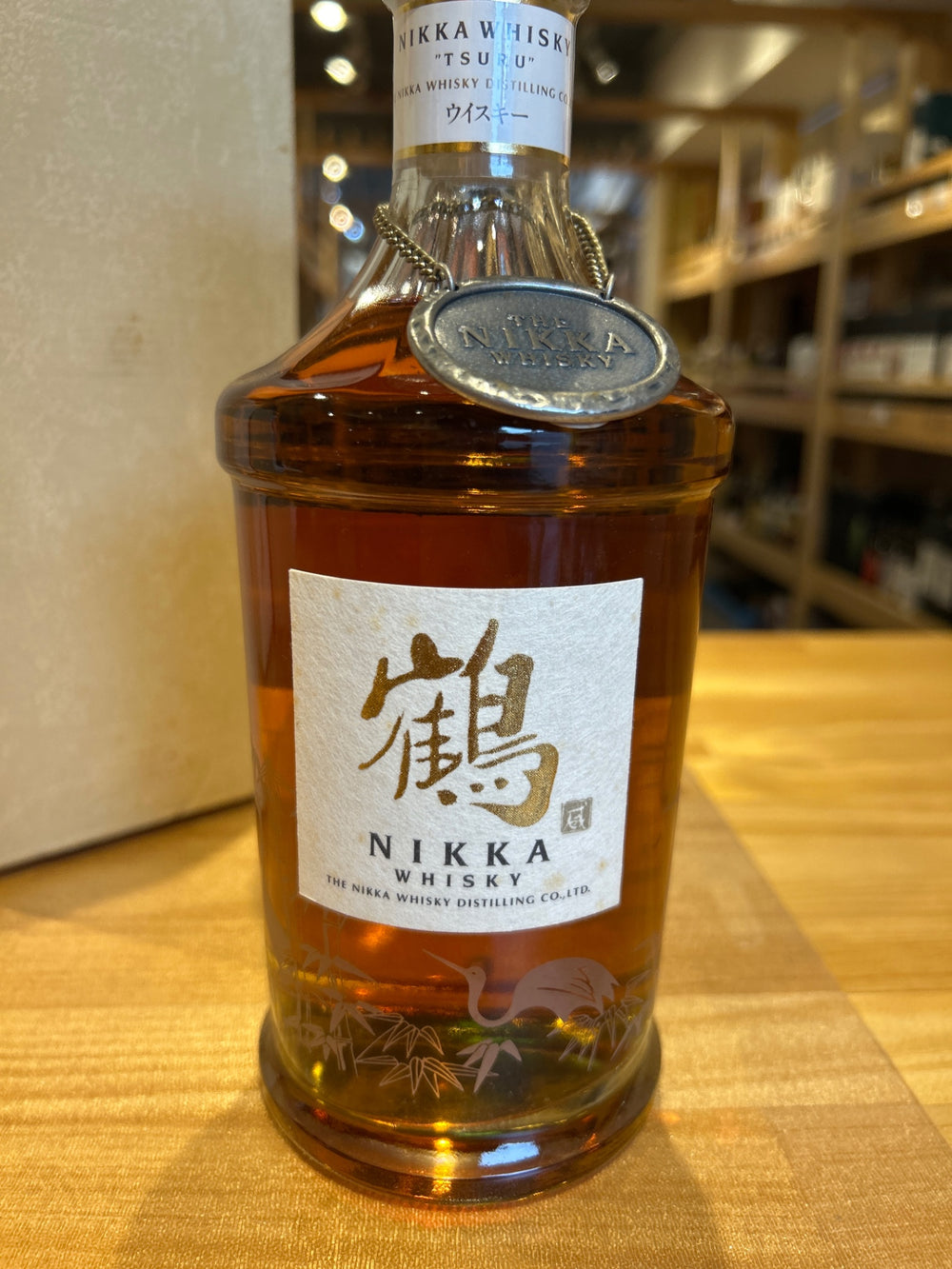 Nikka Whisky "Tsuru" Slim Bottle 700ml 43% with Gift Packaging by Masataka Taketsuru