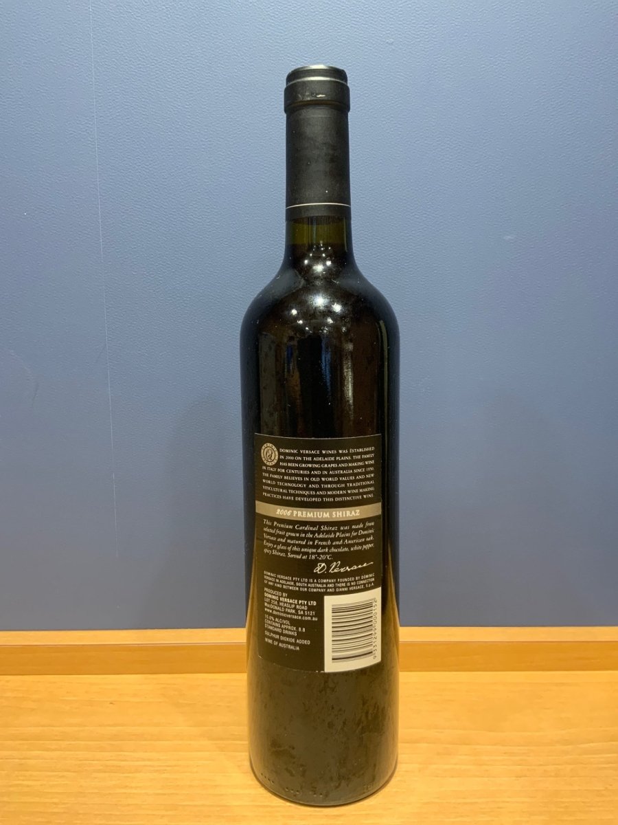 image DOMINIC VERSACE WINE 2006 - LIQUOR JOY