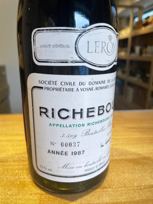 DRC リシュブール 1987 - LIQUOR JOY