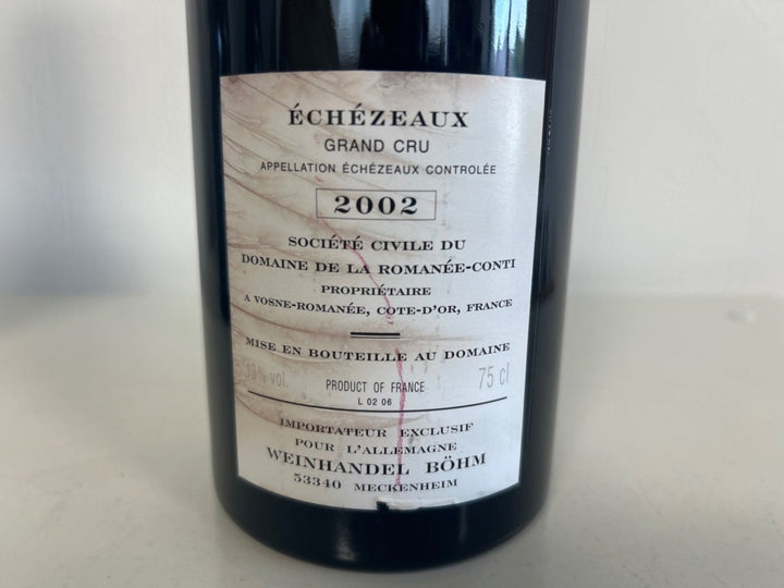 DRC エシェゾー 2002 750ml - LIQUOR JOY
