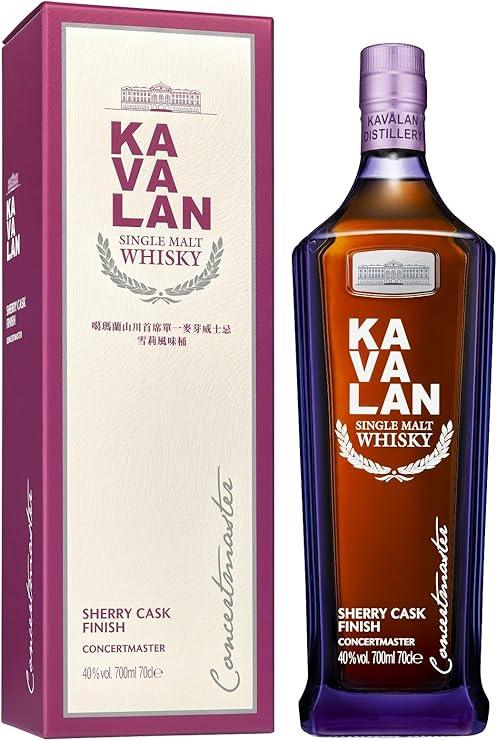Kavalan カバラン コンサートマスター シェリーフィニッシュ 箱入り [ ウイスキー 台湾 700ml ]