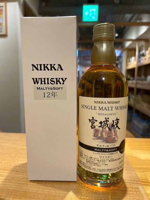 ニッカウイスキー 宮城峡12年 モルティ&ソフト 500ml