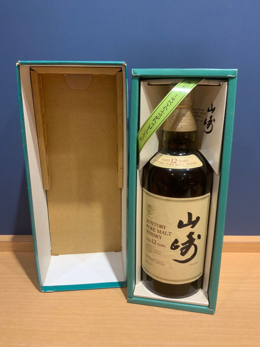 山崎12年 旧ボトル 金花 43% 750ml 瓶 1本 箱付き