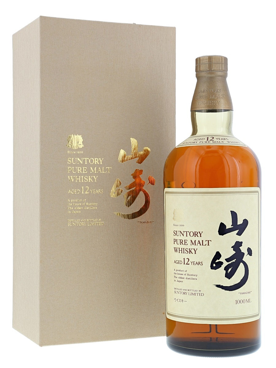 山崎12年 ピュアモルト 1000ml ぺロア箱